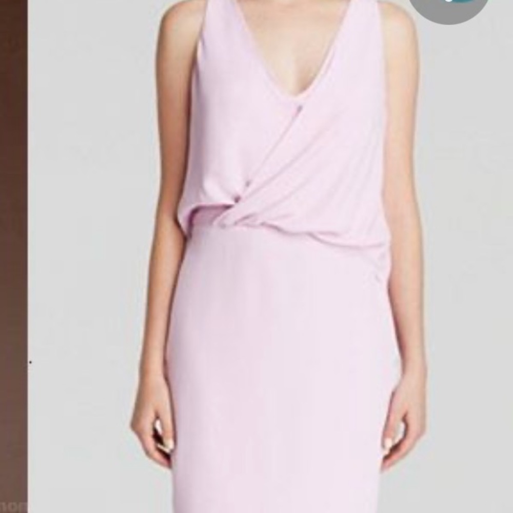 {elizabeth and james} Lavender Wrap Draped Sleeveless Dress